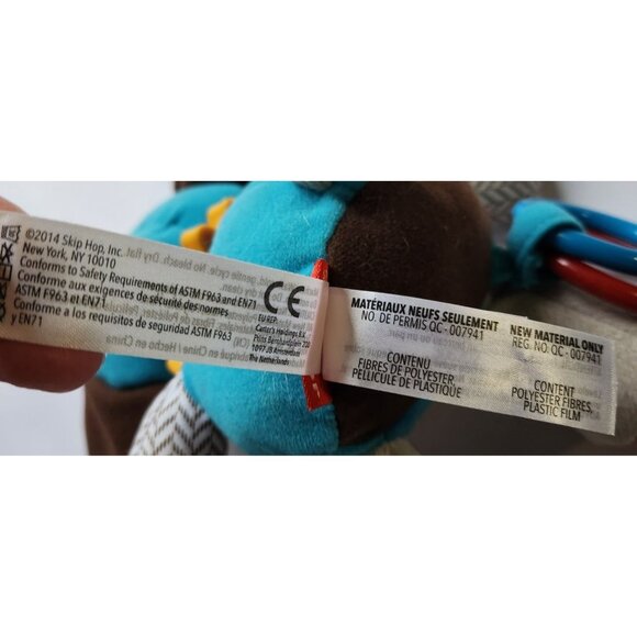 Skip Hop Baby Activity Elephant Toy With Teether & Rings - Picture 5 of 8